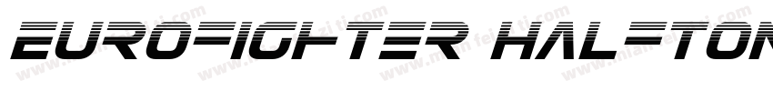 Eurofighter Halftone Italic字体转换